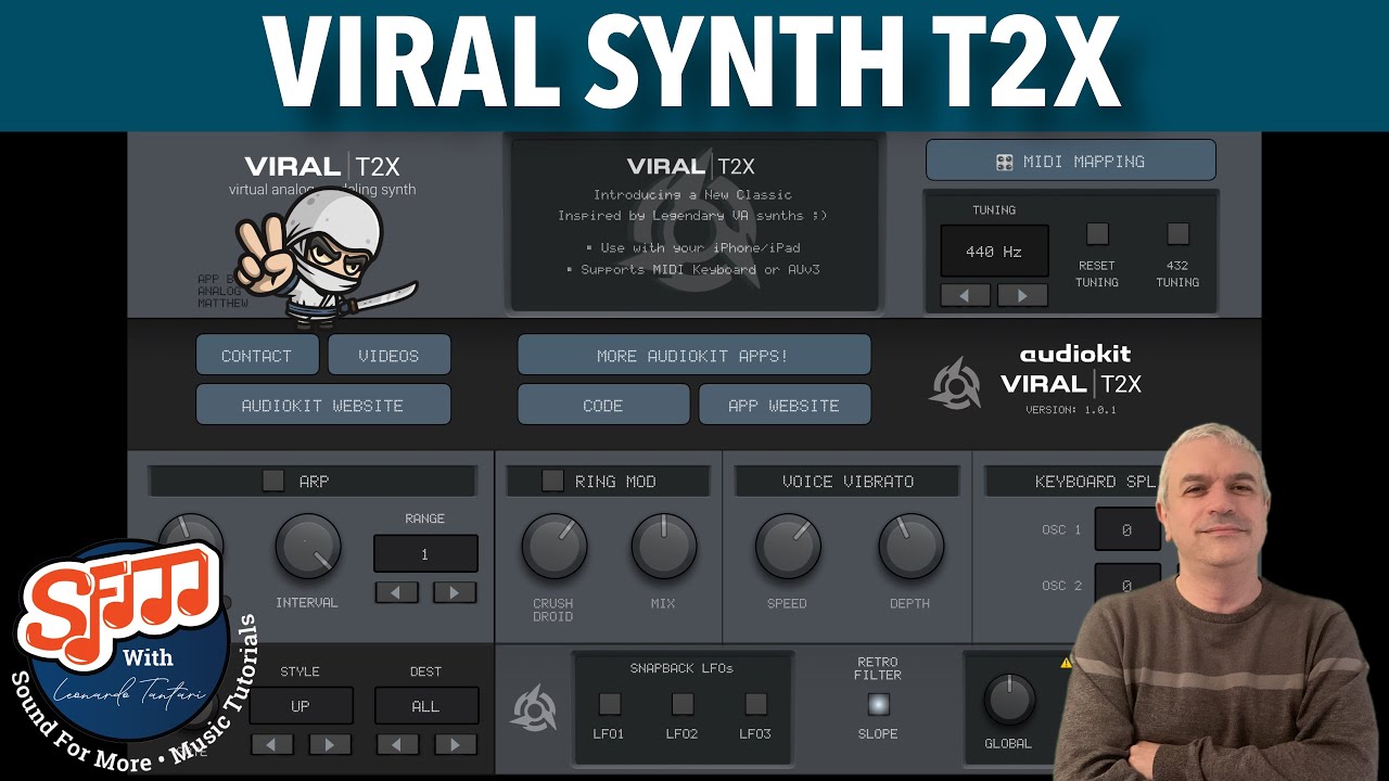 AudioKit Pro Viral T2X Synth - Demo / Tutorial