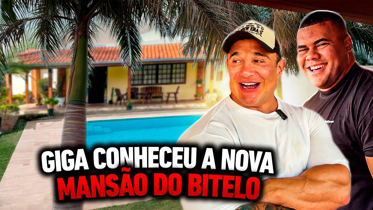 GIGA CONHECEU A CASA COM PISCINA DO BITELO