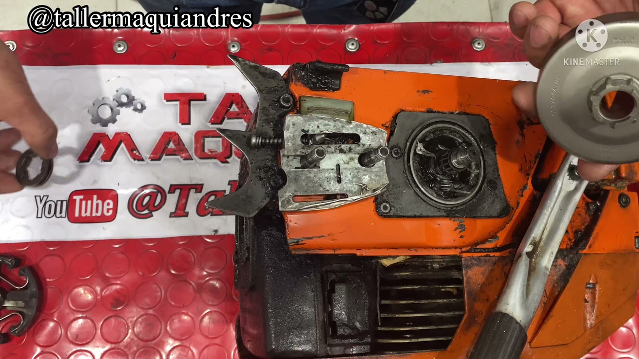 Como cambiar campana de motosierra husqvarna 61