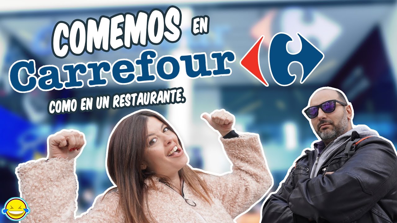 Comiendo en Carrefour como en un restaurante!! Momentos Divertidos