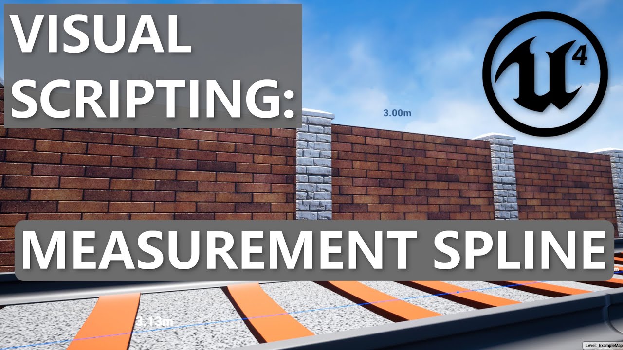 How to Make: Measurement Spline | Unreal Engine 4 | Visual Scripting