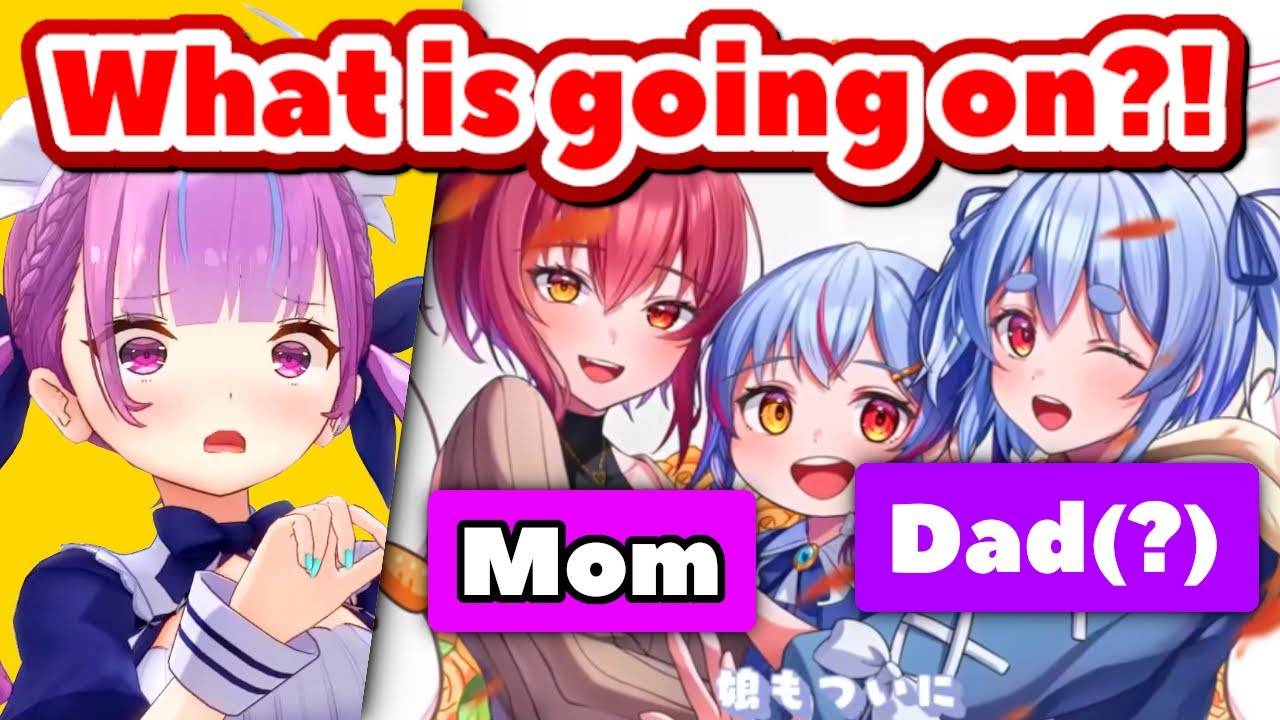 Aqua Realizes She Has a Daddy (Pekora) & Little Sister (Makora) 【ENG Sub / hololive】
