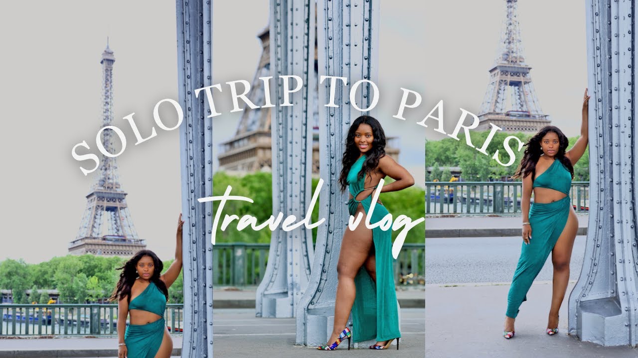 Weekend SOLO Trip to Paris VLOG - black female traveler learning and exploring how to navigate Paris