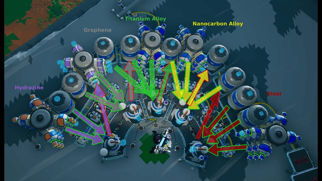 Automated Large Canister Nanocarbon Factory - Astroneer