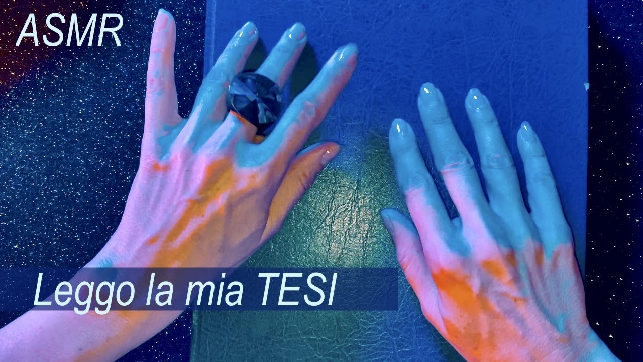 ASMR ITA ⚗️LEGGO la miaTESI per farti RILASSARE ⚗️ ARTE e ALCHIMIA