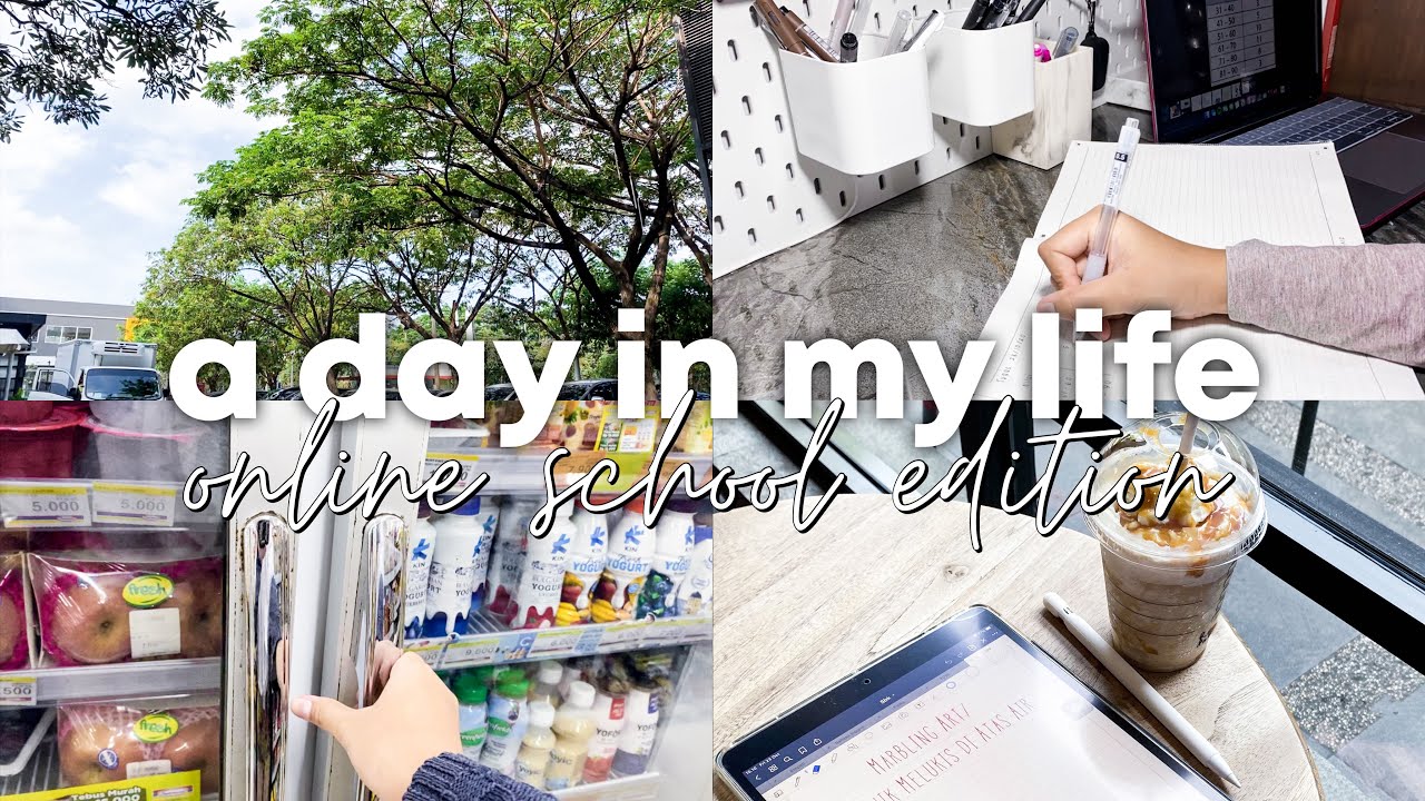 A Day in My Life : Productive Online School Edition | sekolah online | Indonesia🇮🇩