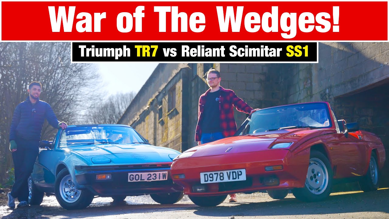 Triumph TR7 vs Reliant Scimitar SS1 - War of The Wedges!