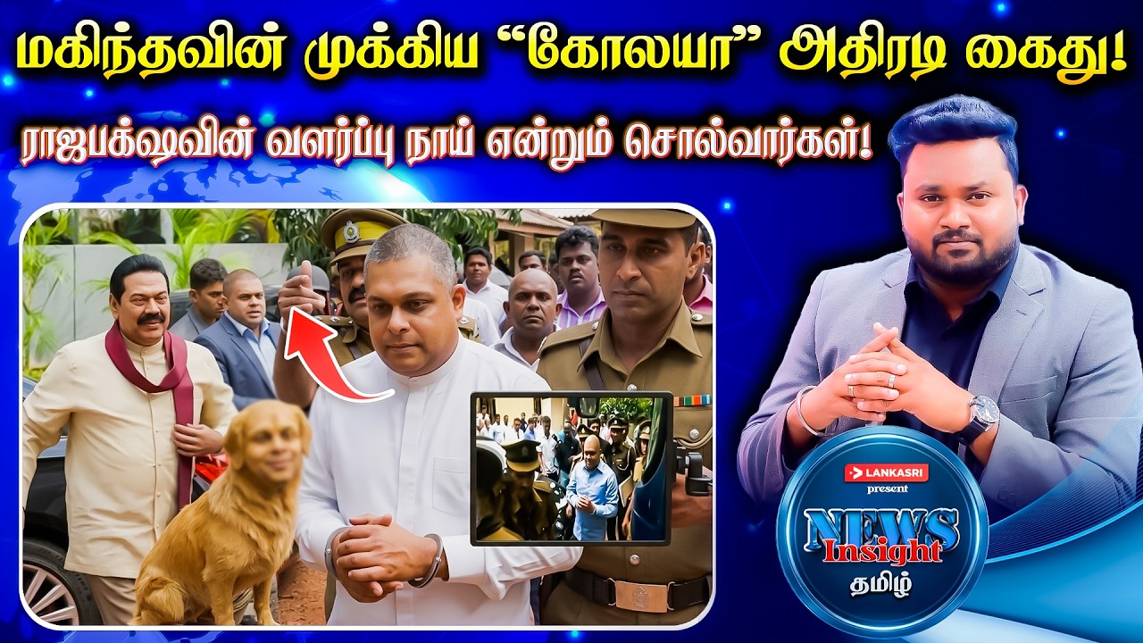மகிந்தவின் முக்கிய “கோலயா” கைது! ராஜபக்‌ஷவின் வளர்ப்பு நாய் என்றும் சொல்வார்கள் | News Insight தமிழ்