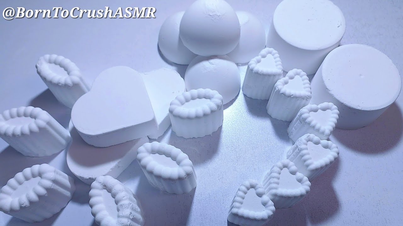 Crunchy White Baking Soda Crushing | Satisfying | Relaxing | ASMR Baking Soda |
