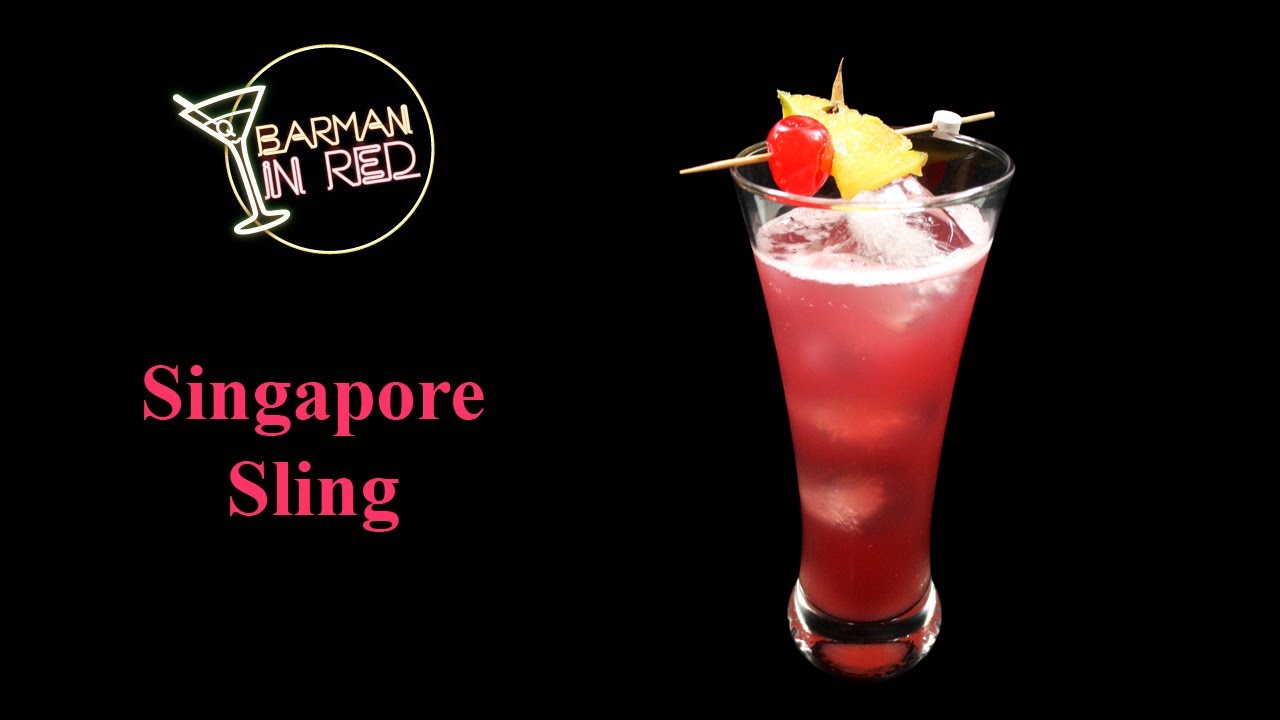 Como hacer el clásico SINGAPORE SLING
