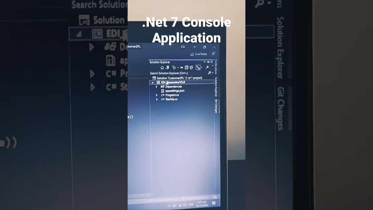 .Net 7 Console Application