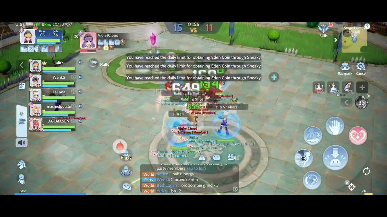 RAGNAROK ORIGIN CLASSIC: FIRST ARENA TEST! ROGUE CLASS POV! ENJOY!