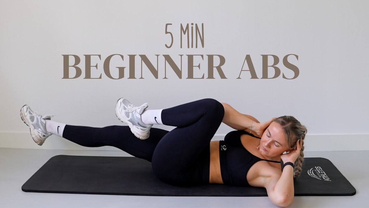 5 MIN BEGINNER ABS WORKOUT!