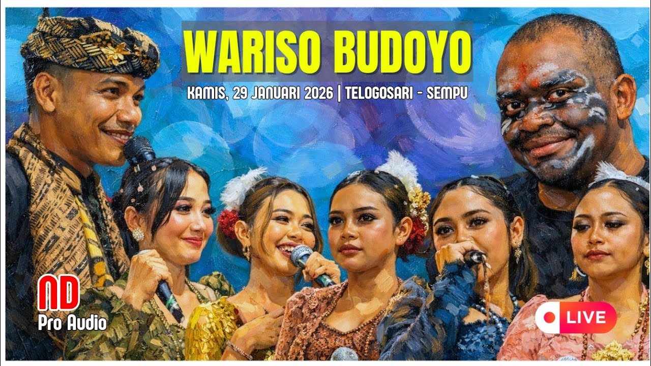 LIVE 🇮🇩 WARISO BUDOYO / ND Pro Audio di Telogosari Sempu