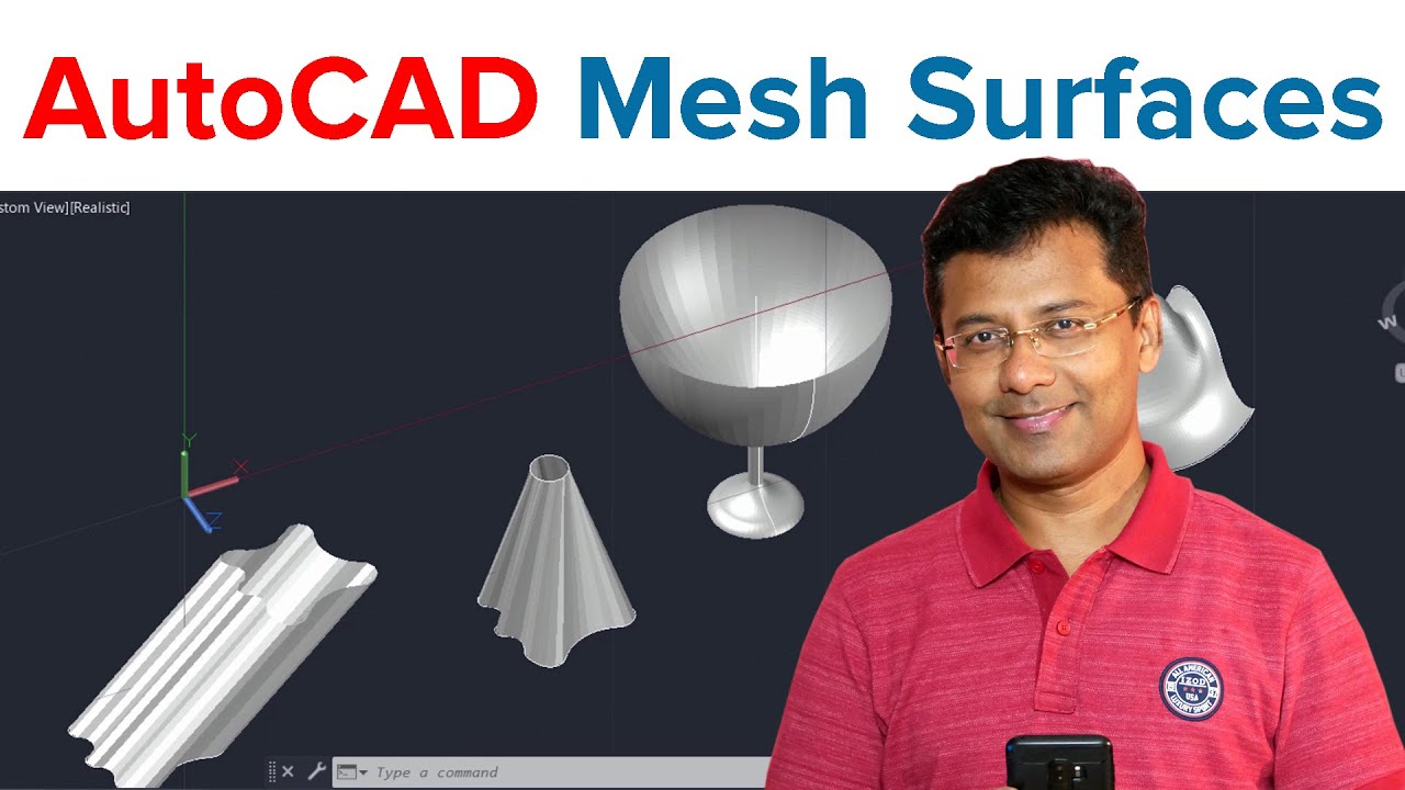 Создание сетчатых поверхностей в AutoCAD | Сетчатые поверхности AutoCAD