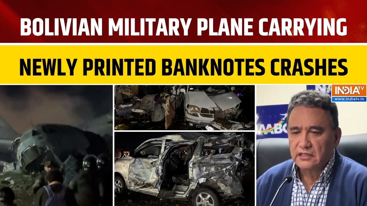 Bolivian Plane Carrying Banknotes Crashes in El Alto After Skidding Onto Busy Avenue, 15 Killed