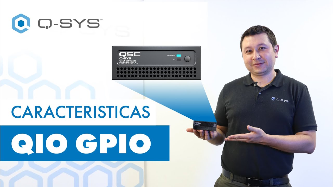 Expansor QIO GPIO Q-SYS 🚀 | Amplia las capacidades de sistemas de audio y control 🔝