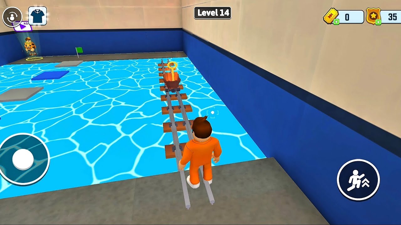 This Prison Track Almost Killed Me 😱 | Level 14 Impossible Escape! 🔥🚨