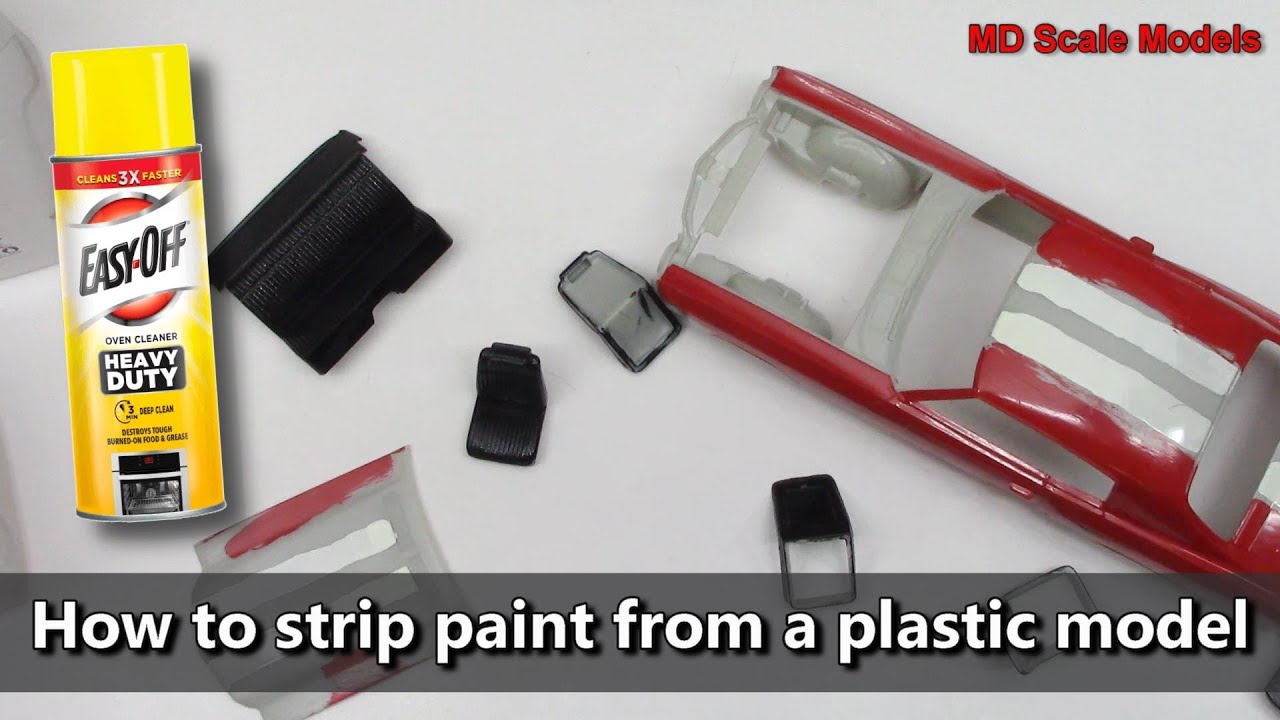 How to strip paint off a plastic model