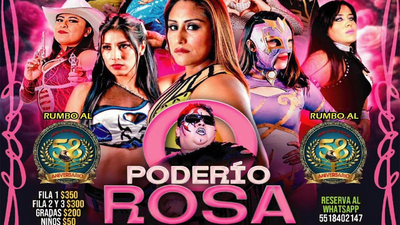 Poderío Rosa 🩷 | Homenaje a Martha Villalobos en Arena López Mateos | 4 Luchas Femeniles Increíbles