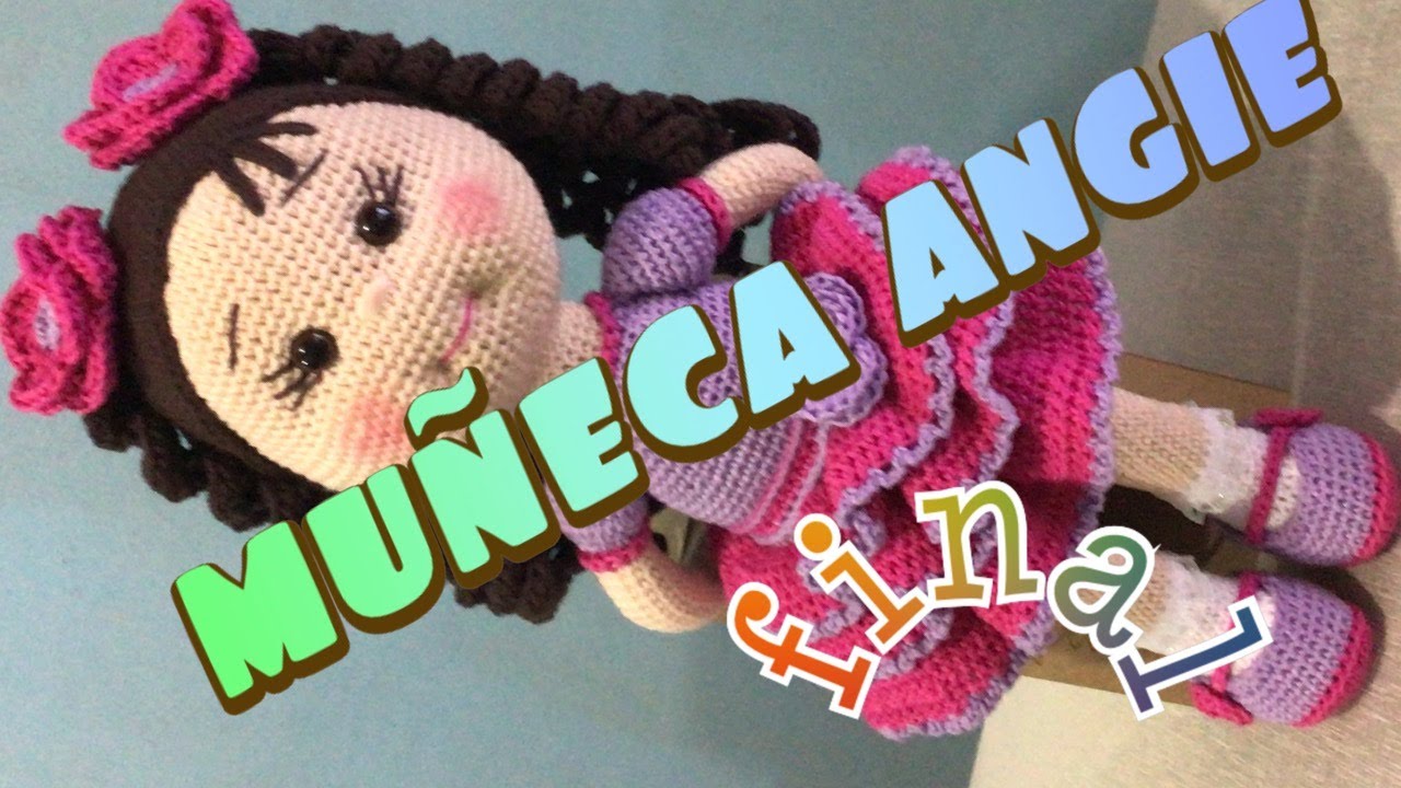 TUTORIAL | Muñeca Angie Amigurumi (ENG SUBS🇺🇸 SUBS🇧🇷) | parte 6