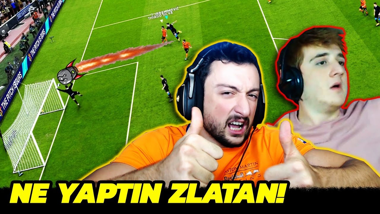 IBRAHIMOVIC ÖYLE BİR FÜZE GÖNDERDİ Kİ DİREKLER YIKILDI - PES 2021 KAPIŞMA LİGİ