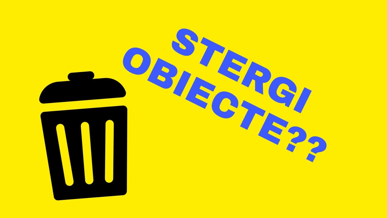 CUM SA STERGI OBIECTE DIN ORICE POZA! | SWEESHY RO