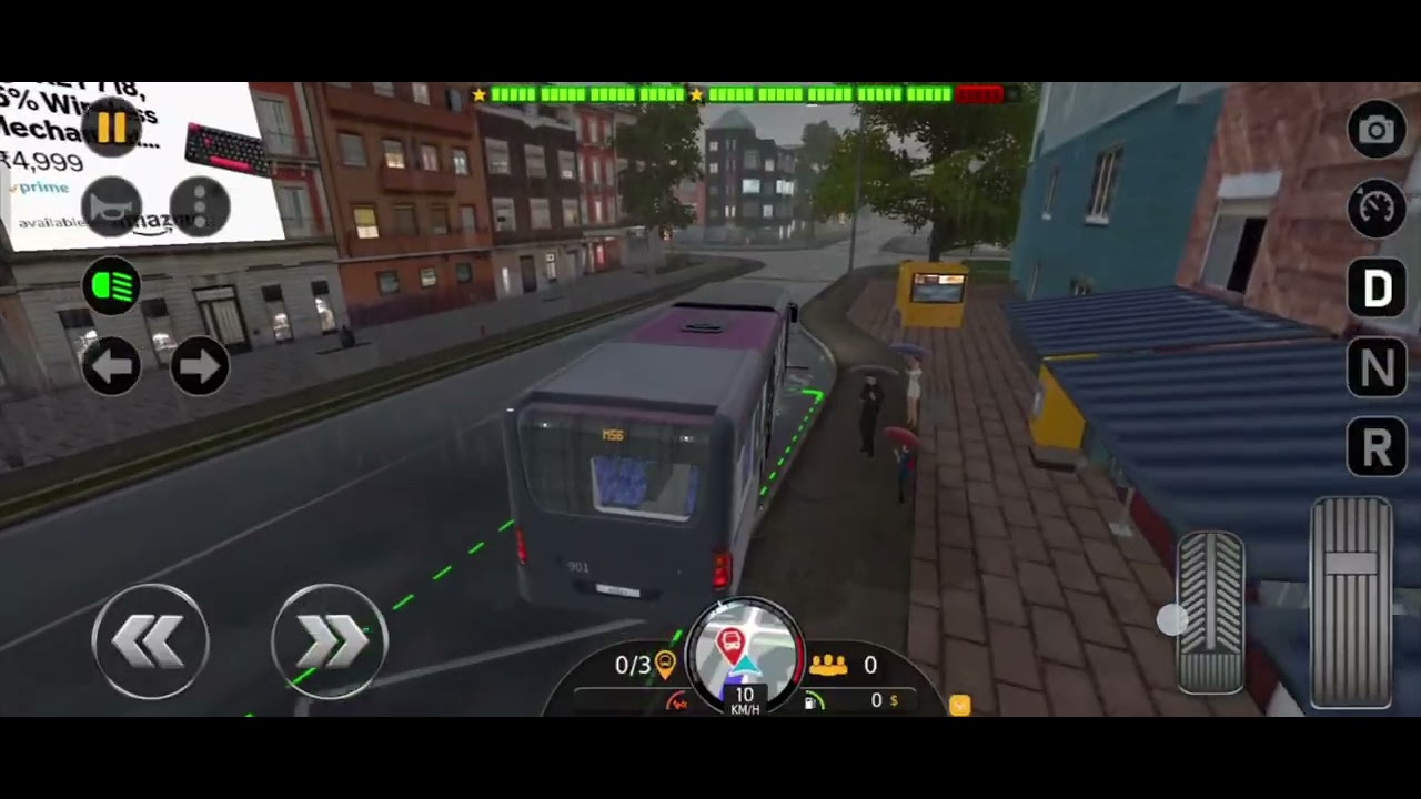 Bus Driver Life in Noida 😱 | 3D City Bus Simulator 