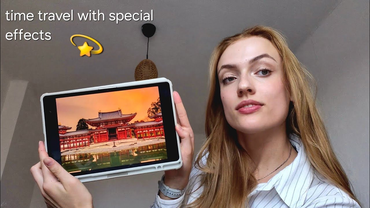 ASMR time travel agent (with special effects) 🌍✨