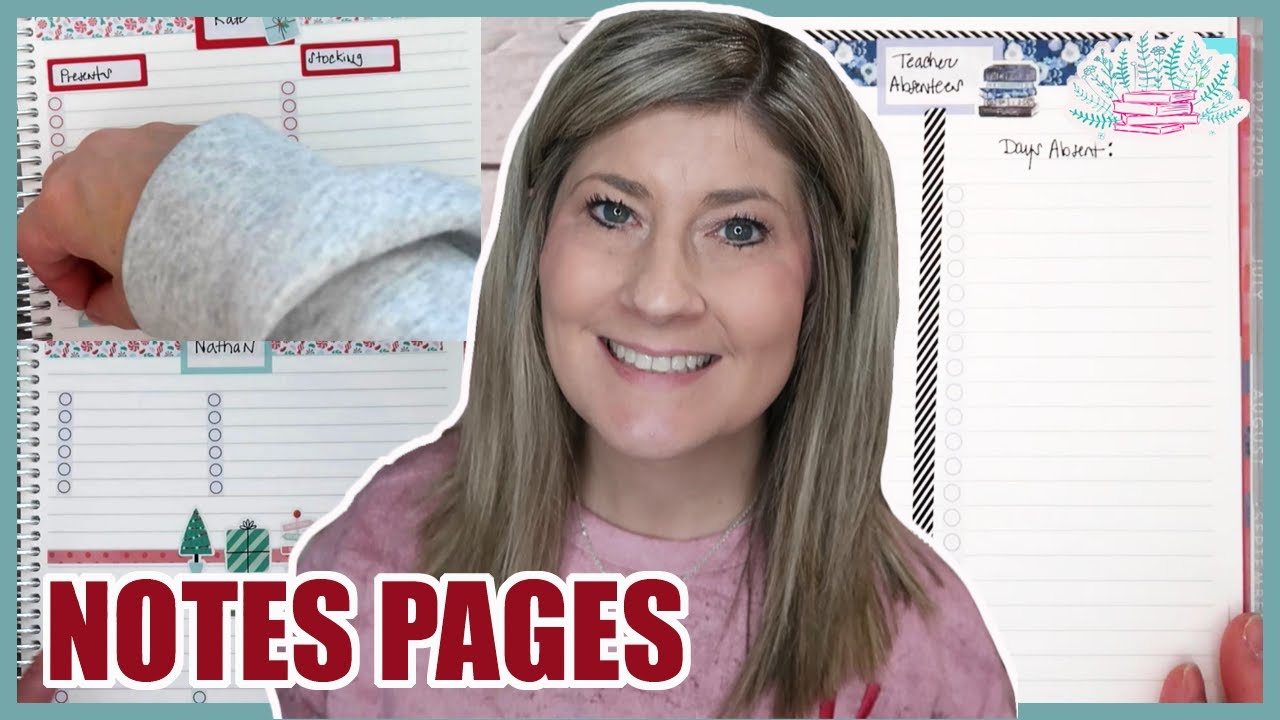 SETTING UP NOTES PAGES | 2024 - 2025 ERIN CONDREN LIFEPLANNER