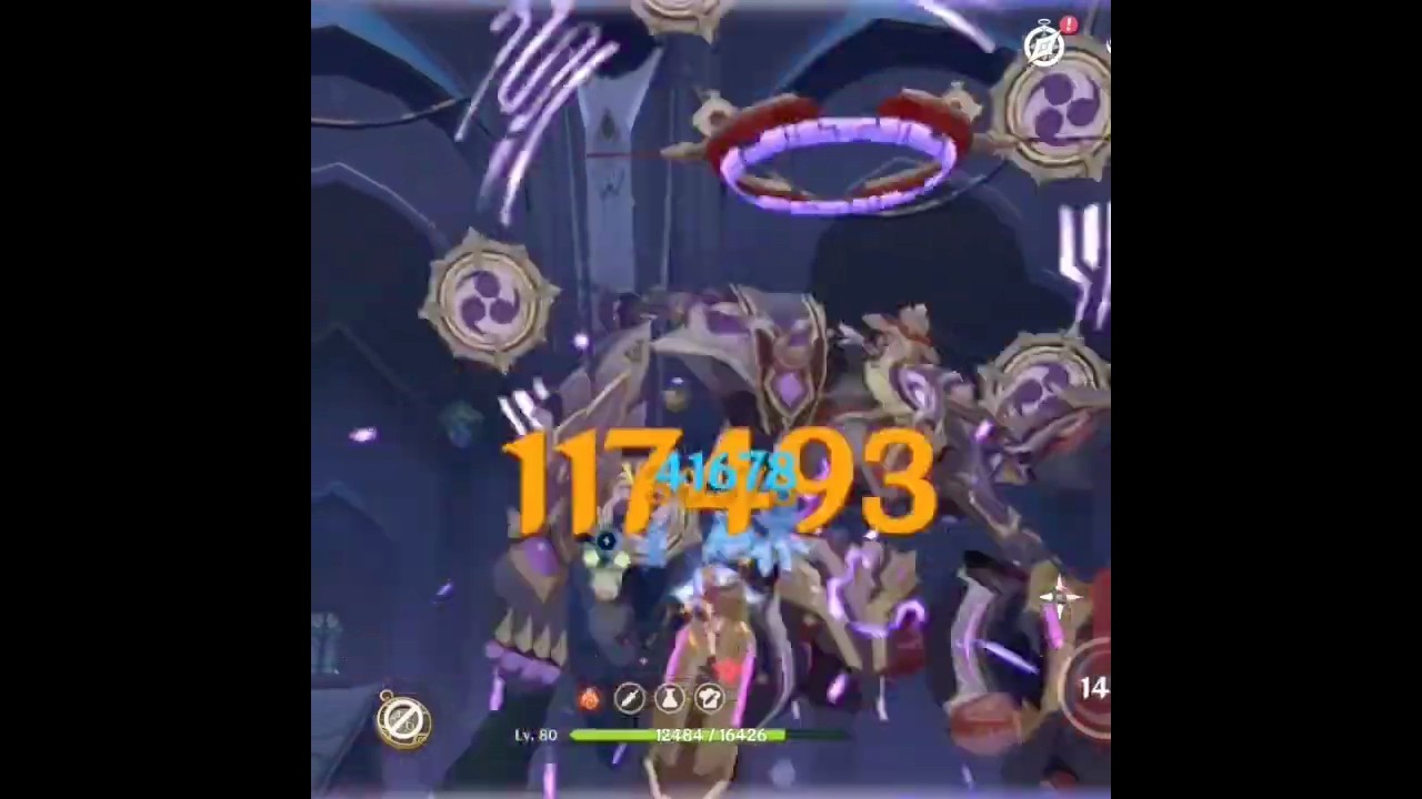 C0 Yoimiya DMG Showcase with The Rust #genshinimpact #gaming #dmgshowcase