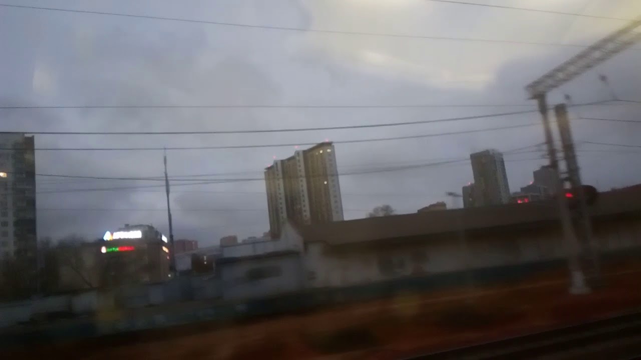 Перегон Болшево - Москва Ярославская на ЭД4М-0258
