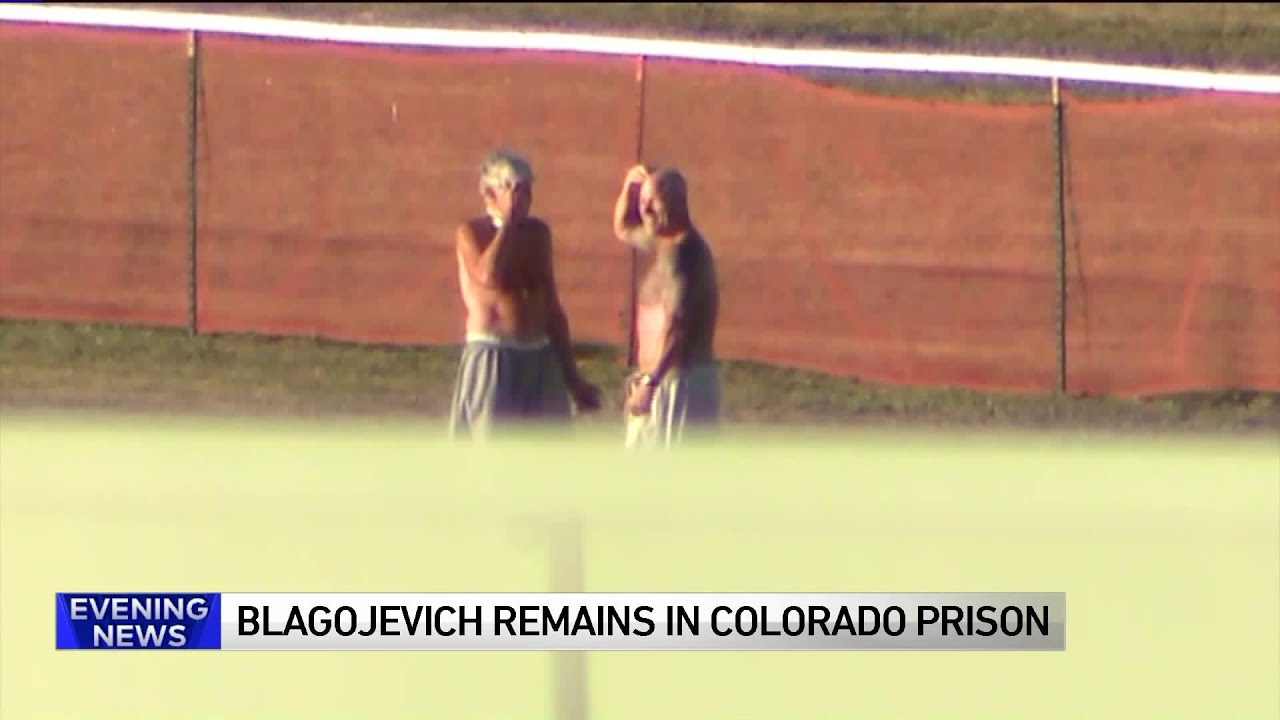 New video shows shirtless Rod Blagojevich in Colorado prison yard