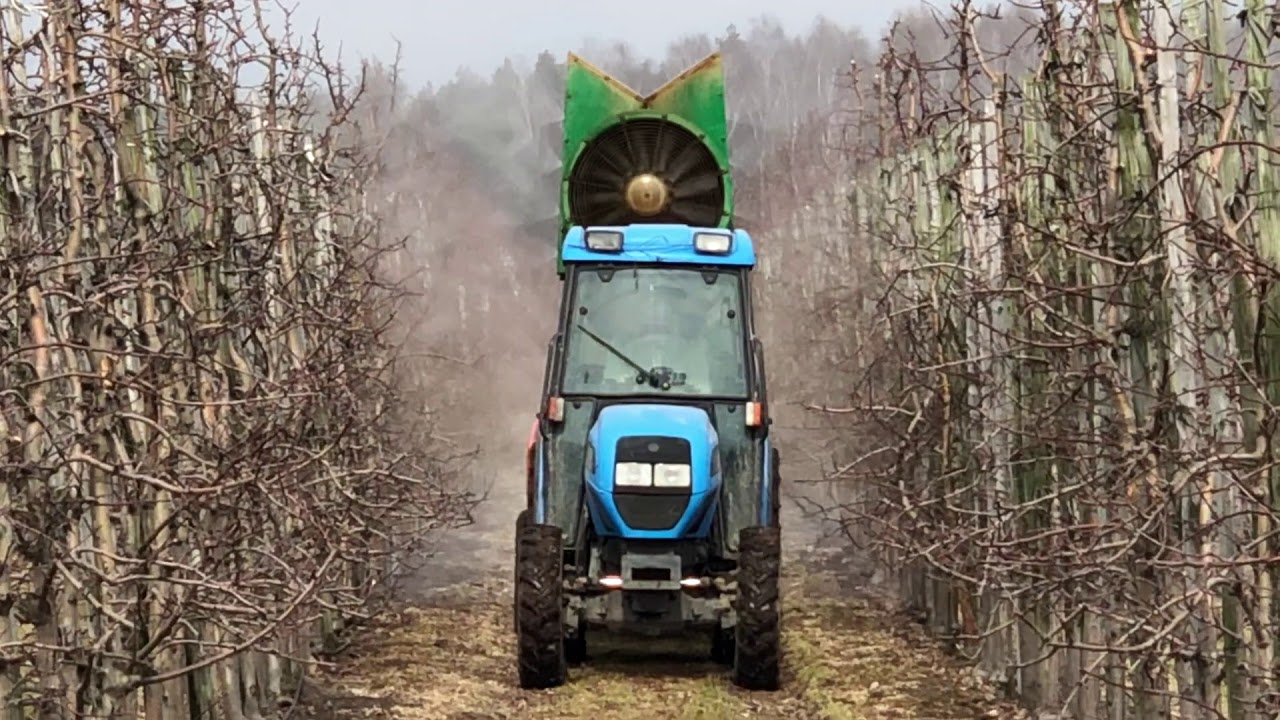 Oprysk w sadzie - 2018r. - Pierwszy zabieg // Orchard spraying 2018 //