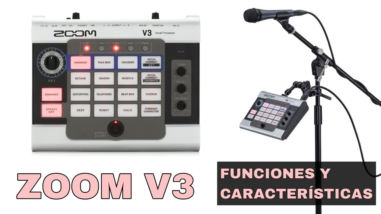 Zoom V3 Procesador de voz