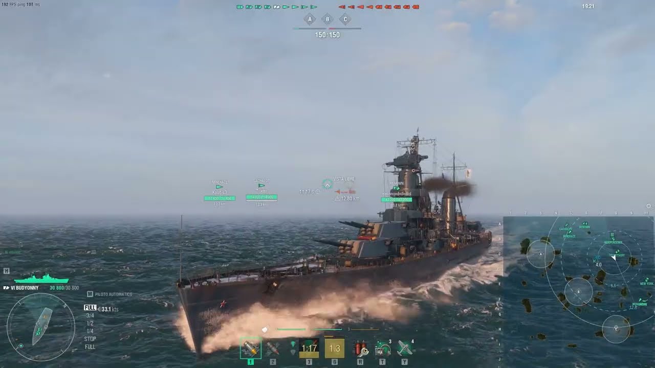 World Of Warships - VMF Budyonny persecutor por excelencia🔥
