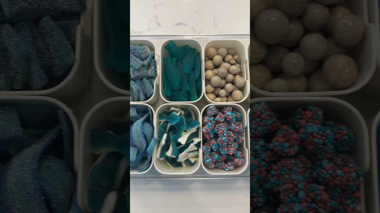 Blue Snack Box 💙🫐🌀 #snackbox #snacks #candy #asmr #satisfying #restock #fyp #shorts #viral #short