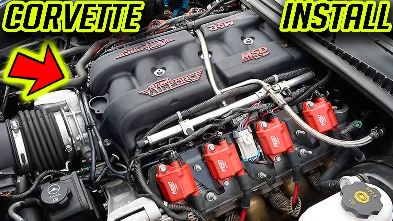 MSD Atomic Air Force Intake Install Corvette
