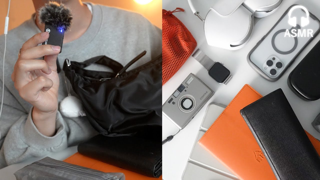 【ASMR】囁き声でカバンの中身紹介してみた🧳 | what's in my bag【音フェチ】