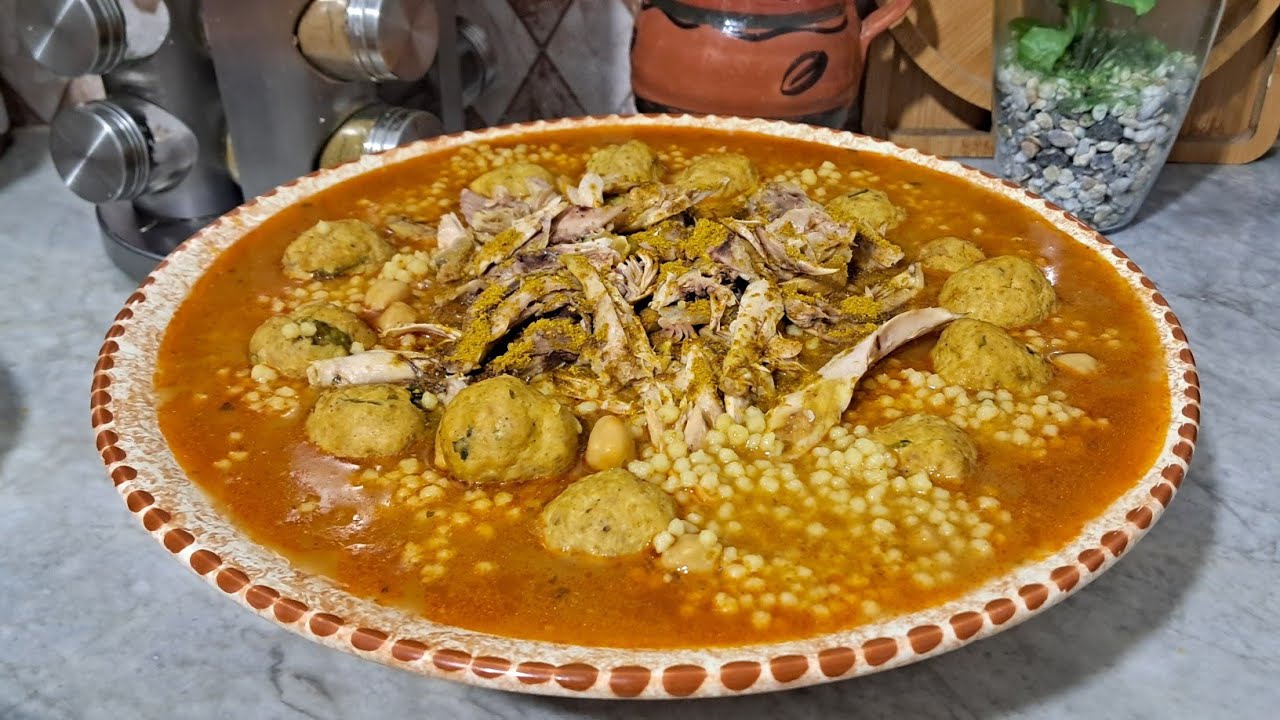 بركوكس  بالدجاج والخضر  وصفة تقليدية جزائرية🇩🇿 بنكهة زمان 