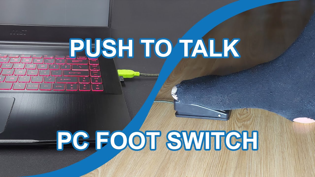 How to make USB foot switch for PC (push to talk / macro)