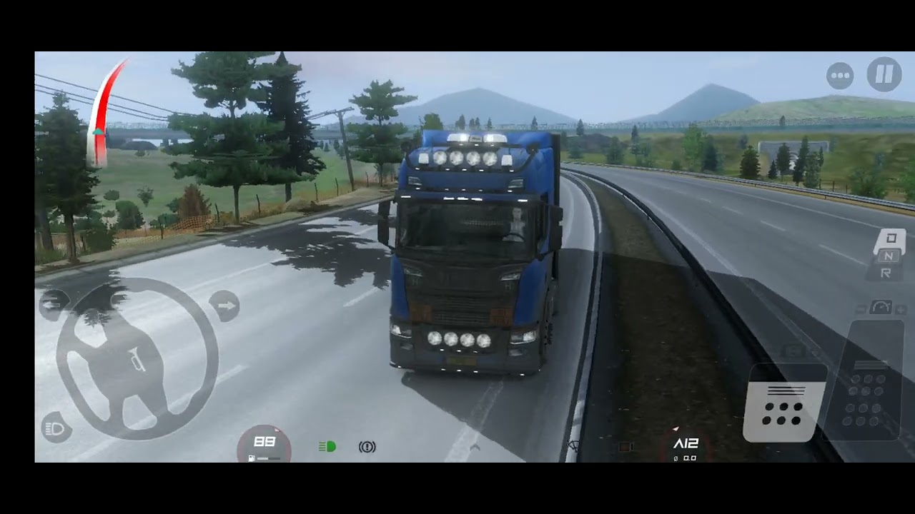 Fresh Fruit Export Container | Heavy Truck Long Route Journey 