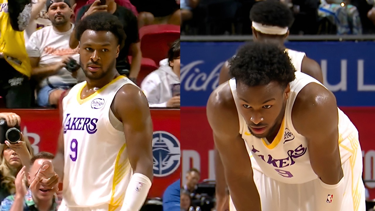 Bronny James Gets MVP CHANTS After Contributing 30+ Points 🔥 l Lakers vs Celtics