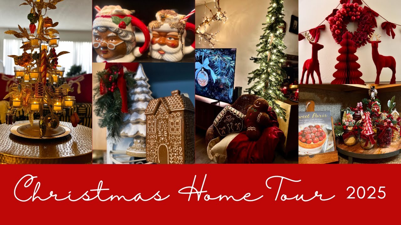 🎄Cozy Christmas Home Tour | 12 Days of Christmas Decor Inspiration
