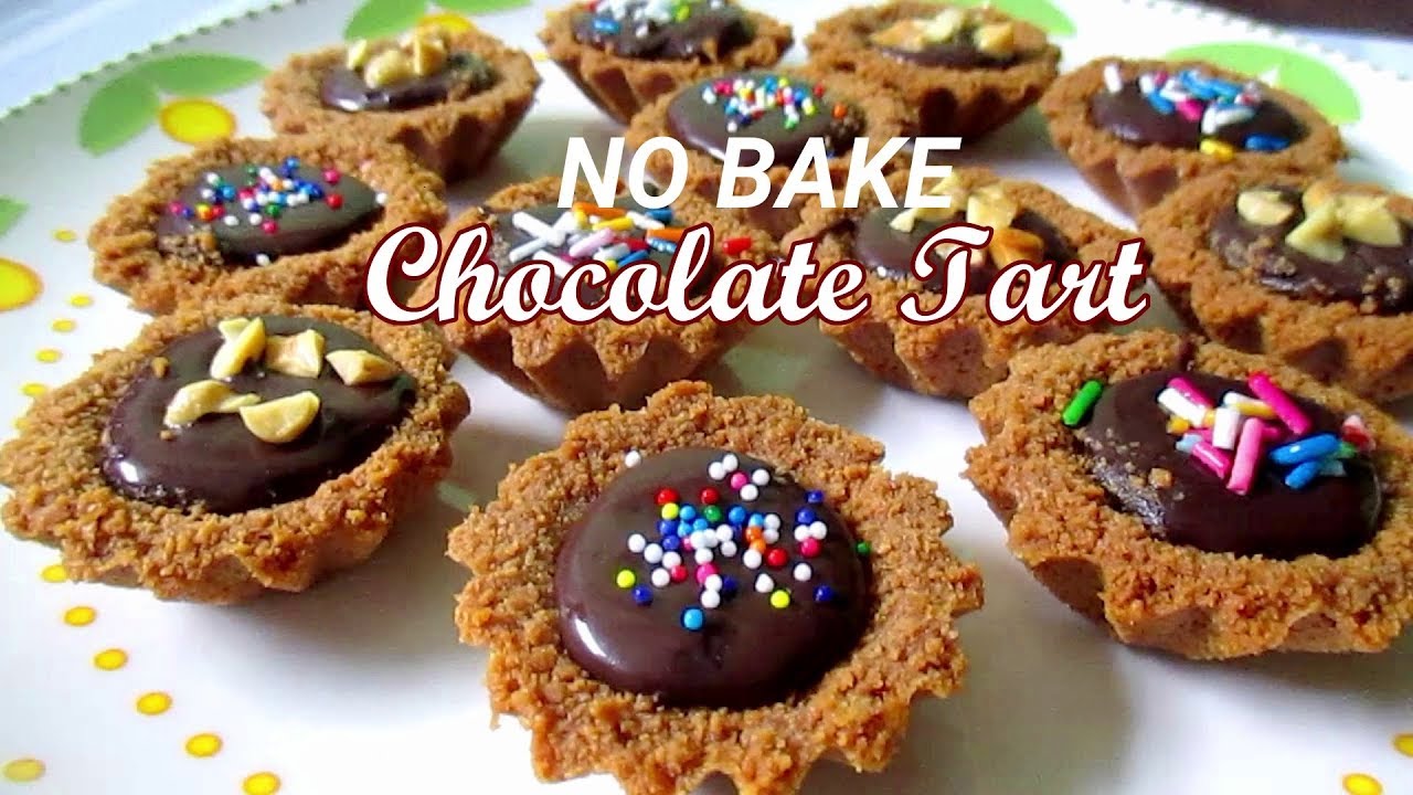 Easy Chocolate Tart No Bake | How to Make Chocolate Tart | No Oven Desserts