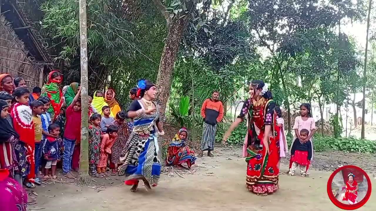 কালা গাছের ধলা রে  বাই গুল। জামালপুরে নতুন নাছনি নৃত্যশিল্পী সুমন ভাই এবং ধুলু  