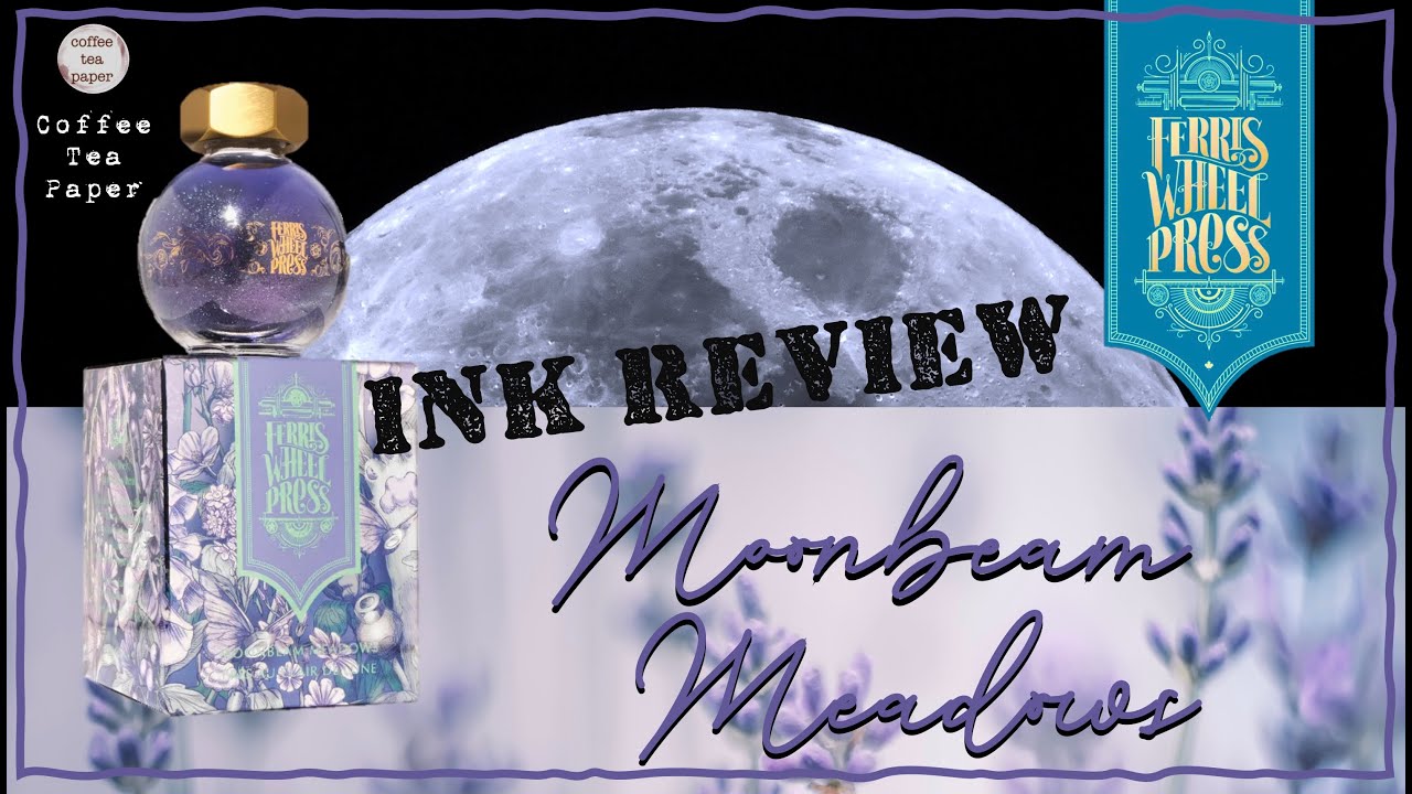 🌚NEW🌚 Moonbeam Meadows by Ferris Wheel Press | A very special ink! | INK REVIEW