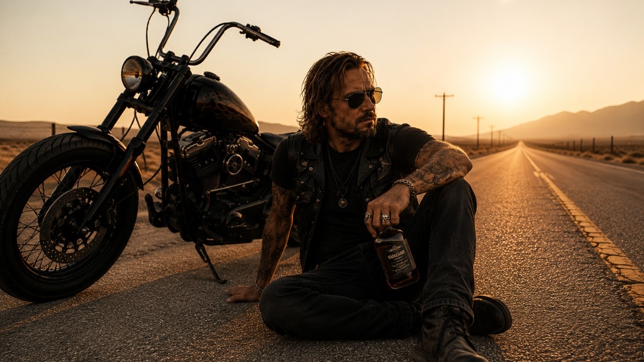 Dark Country & Biker Rock Playlist | Outlaw Highways, Whiskey Nights & Rebel Souls