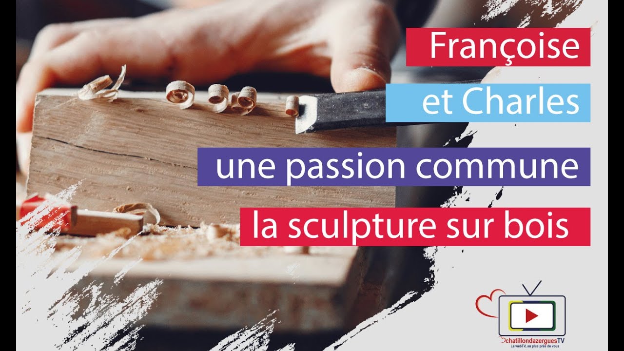 Châtillon d'Azergues, Charles et Françoise sculpteurs sur bois