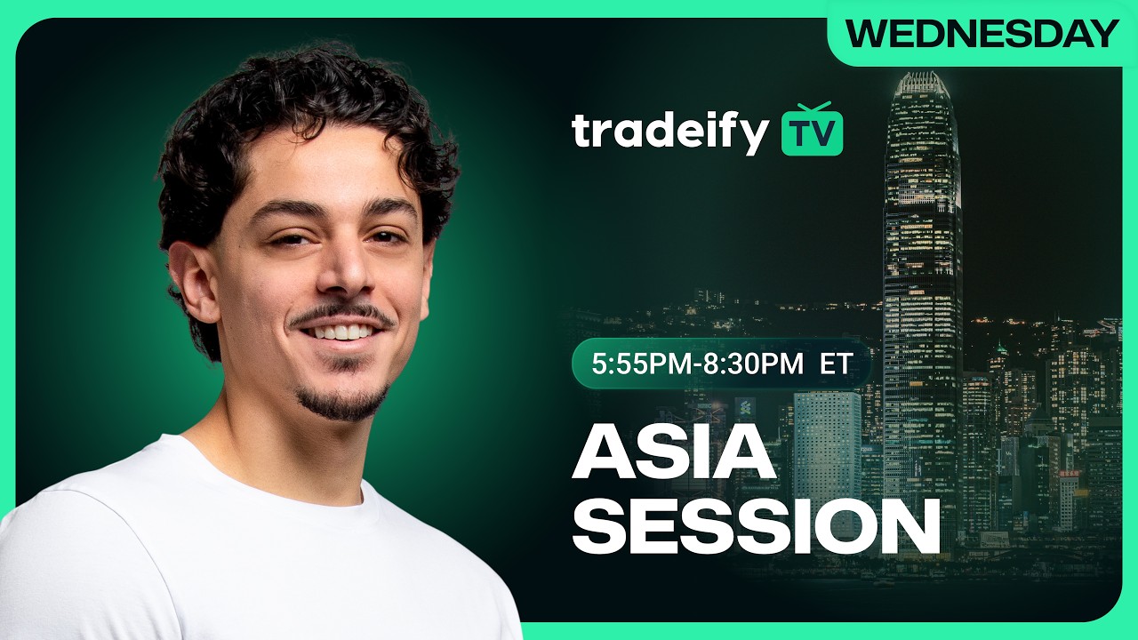 ASIA SESSION LIVE! | Tradeify TV | WEDNESDAY 6/24/26